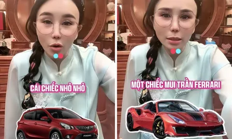 Sở hữu khối tài sản kếch xù, Mailisa gây bất ngờ khi chỉ đứng tên 2 chiếc xe: Một VinFast Fadil 300 triệu và một Ferrari 35 tỷ