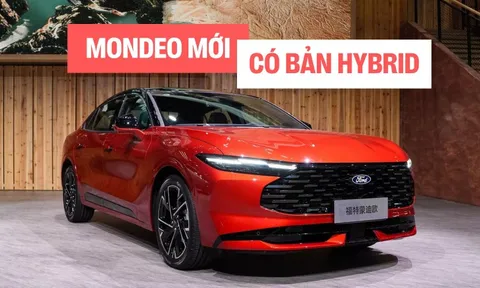 Ford làm mới mẫu sedan từng đấu Camry tại Việt Nam: Đầu gần giống Territory, màn hình siêu lớn bao trọn táp-lô, máy xăng và hybrid
