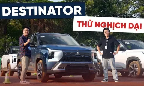 Cầm lái Mitsubishi Destinator: 6 bài sa hình ‘khét lẹt’ này biết luôn xe cầu trước 1.5L 7 chỗ thật sự sẽ thế nào!