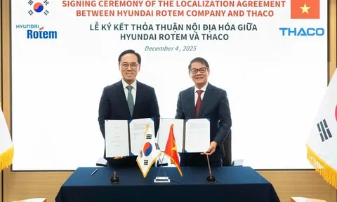 Bước đi mới của tỷ phú Trần Bá Dương trong cuộc đua đường sắt: Trực tiếp sang Hàn Quốc ký thỏa thuận nội địa hóa sản xuất đầu máy toa xe