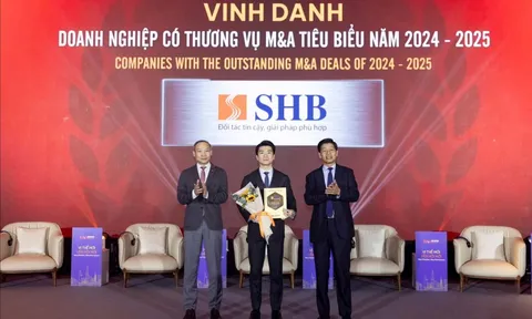 SHB được vinh danh ‘Doanh nghiệp có thương vụ M&A tiêu biểu năm 2024-2025’