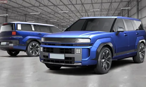 Hyundai Santa Fe bản phác họa mới: Thiết kế chỉnh lạ i, anh em thấy đã 'ưng cái bụng' hơn chưa?