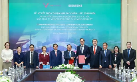 Siemens Mobility - “Gã khổng lồ” vừa ký thỏa thuận hợp tác chiến lược với VinSpeed “khủng” cỡ nào?