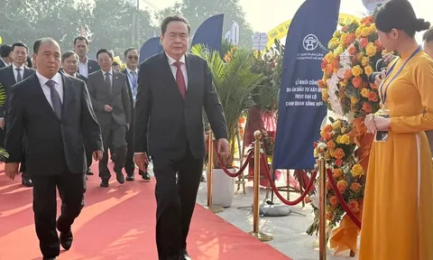 Chủ tịch Quốc hội Trần Thanh Mẫn dự khởi công siêu dự án 855.000 tỷ: Tỷ phú Trần Bá Dương và liên danh các tập đoàn tỷ đô cam kết hiện thực hóa giấc mơ sông Hồng