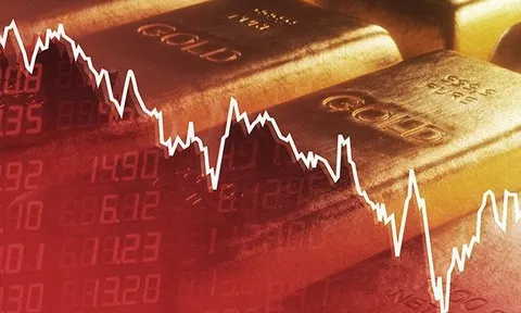 Tối 29/12, giá vàng thế giới bất ngờ quay đầu giảm mạnh hơn 200 USD/ounce