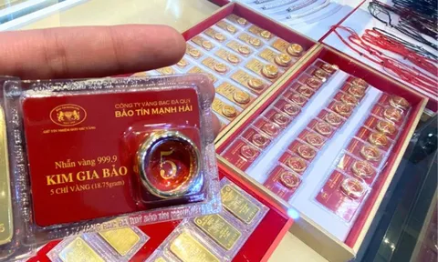 Giá vàng ngày 31/12: Nối lại đà tăng, khép lại năm tăng mạnh nhất kể từ 1979