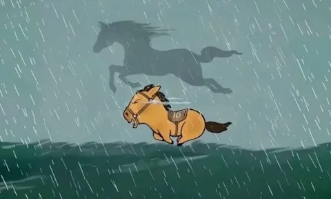 Chú ngựa vừa chạy vừa khóc gây sốt châu Á: Giới trẻ chi tiền mua để… tự chữa lành