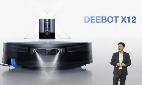 Ecovacs ra mắt robot hút bụi cao cấp nhất dòng X12