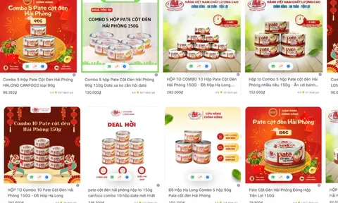 Người tiêu dùng đã mua bao nhiêu hộp pate Cột đèn Hải Phòng trên online?