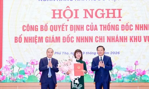 Bà Trương Thu Hòa làm Giám đốc NHNN Chi nhánh Khu vực 4