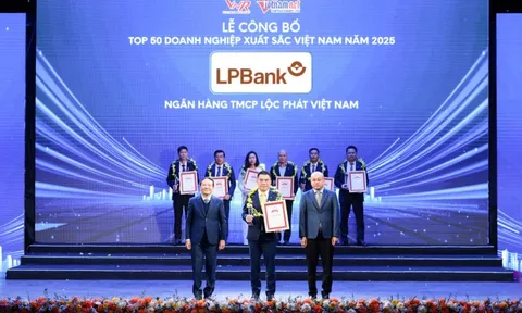 LPBank ghi dấu ấn trong 50 doanh nghiệp xuất sắc Việt Nam 2025