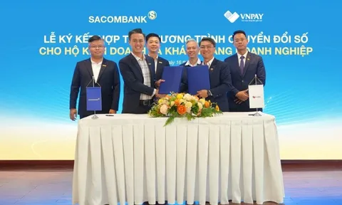 Sacombank hợp tác VNPAY cung cấp giải pháp thanh toán và nộp thuế số, ưu đãi miễn phí đến 3 năm