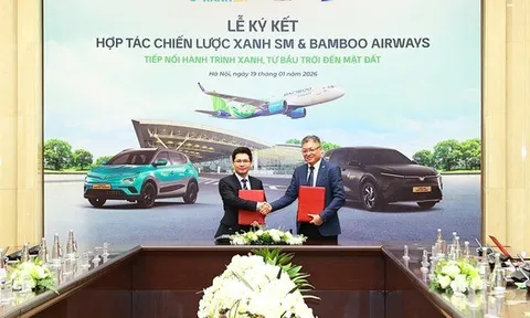 Xanh SM của tỷ phú Phạm Nhật Vượng bắt tay với Bamboo Airways của FLC