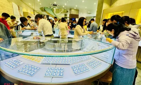 Giá vàng tiếp tục tăng mạnh, lập đỉnh mới