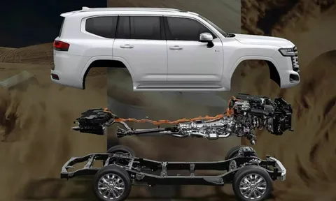 'Xe bố Chủ tịch' Toyota Land Cruiser phiên bản hybrid bán giá chưa đến 1,7 tỷ, khách Việt sẽ thích: Thiết kế bệ vệ, nội thất ở mức tiêu chuẩn, xăng ‘ăn như ngửi’