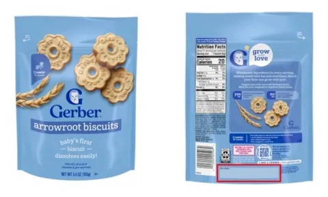 Cảnh báo khẩn: Nestlé thu hồi hàng loạt bánh ăn dặm Gerber vì nguy cơ lẫn nhựa và giấy