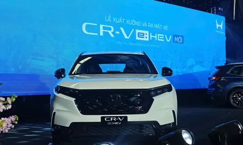 Honda Việt Nam chính thức trình làng CR-V e:HEV thế hệ mới, phiên bản hybrid e:HEV L lần đầu xuất hiện