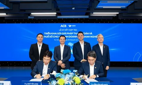 ACB hợp tác với VNPAY giúp hộ kinh doanh, doanh nghiệp dễ dàng thanh toán và nộp thuế số