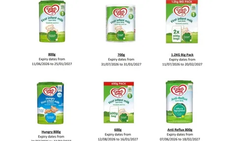 Tiếp tục thu hồi sữa Aptamil và Cow & Gate tại Anh: Hàng loạt trẻ ngộ độc cấp tính sau khi dùng sữa của Danone