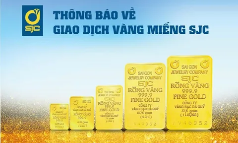 Trước ngày vía Thần Tài, SJC phát thông báo quan trọng tới người mua vàng