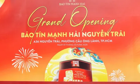 Khai trương cửa hàng lớn nhất của Bảo Tín Mạnh Hải tại TP. HCM