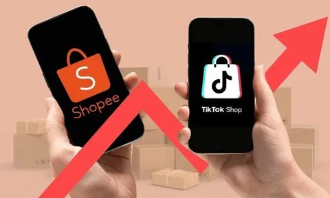 TikTok Shop tăng trưởng 93%, bám sát Shopee trong cuộc đua sàn TMĐT