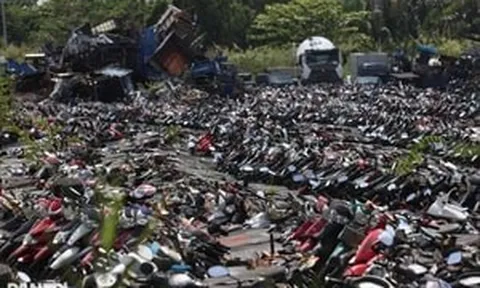 Gần 7.000 xe máy vi phạm chuẩn bị được đấu giá ở TPHCM: Giá chỉ từ hơn 700.000 đồng/chiếc
