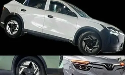 Rò rỉ hình ảnh mẫu SUV điện mới của VinFast: Đèn cánh chim đứt đoạn, tay nắm cửa ẩn