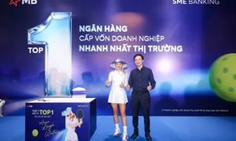 Khi ‘Top 1 tốc độ’ hội ngộ: VĐV số 1 thế giới Anna Leigh Waters đến MB - ngân hàng cấp vốn nhanh nhất cho doanh nghiệp