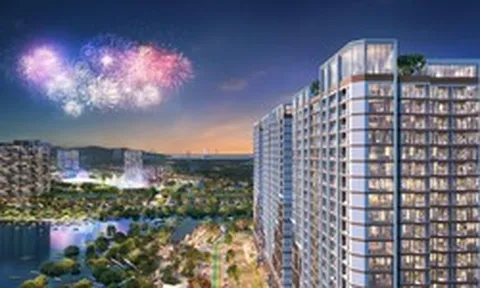 Khung hình “đậm chất điện ảnh” từ ban công căn hộ Onsen 3 Nam Nha Trang