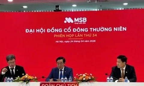 ĐHĐCĐ MSB: Tham vọng lãi 8.000 tỷ, chia cổ tức 20%