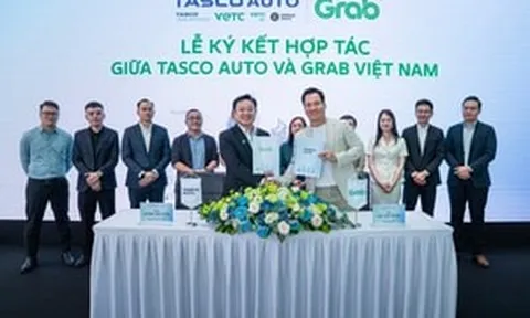 Cú bắt tay Grab và Tasco Auto: Tài xế công nghệ hưởng lợi gì từ làn sóng xe điện?