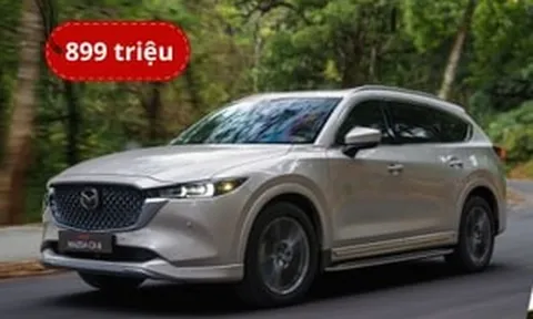 Sở hữu Mazda CX-8 chỉ với 899 triệu, dòng xe SUV 7 chỗ Nhật Bản phả hơi nóng vào Hyundai Santa Fe