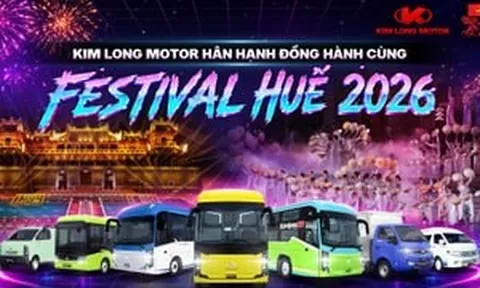 Hãng xe Việt Kim Long Motor góp mặt trong sự kiện giao thoa di sản và hiện đại lớn nhất năm tại Huế