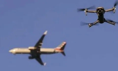 Phi công phát hiện UAV bay ngược hướng gần Nội Bài, 16 chuyến bay bị ảnh hưởng