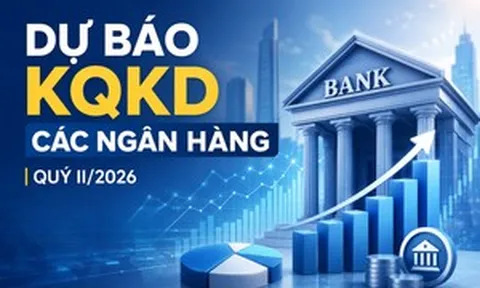Dự báo KQKD 10 ngân hàng quý II/2026: Top 1 tăng trưởng 48%, xuất hiện bank 'đi lùi'