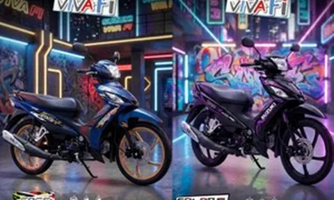 Một huyền thoại trở lại: Suzuki Viva FI ABS, diện mạo cực chất với thiết kế Cyberpunk