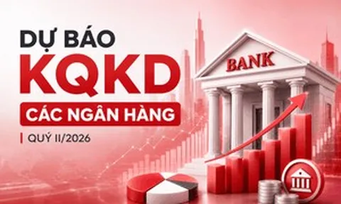 Dự báo KQKD 13 ngân hàng quý II/2026: VPBank dẫn đầu với mức tăng 67%, xuất hiện 2 bank 'đi lùi'