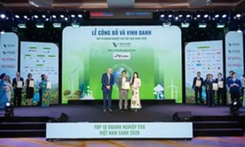 ECOBA góp mặt Top 10 ESG Việt Nam Xanh ngành Xây dựng 2026
