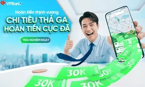 Chi tiêu thông minh cùng VPBank NEO: Nhận voucher hoàn tiền chỉ sau vài chạm