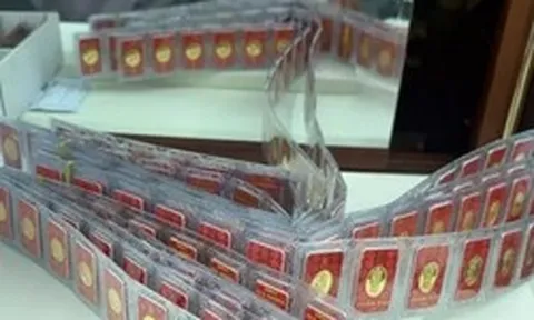 Chiều 8-7, giá vàng giảm thêm 1 triệu đồng/lượng