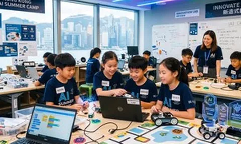 Chi hơn 100 triệu đồng cho trại hè AI, cha mẹ sợ con thua ngay từ vạch xuất phát