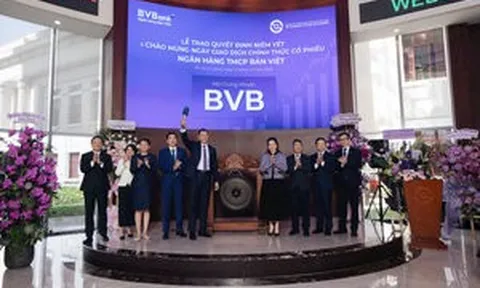 BVBank chính thức niêm yết cổ phiếu BVB trên sàn HoSE