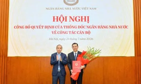 Ngân hàng Nhà nước bổ nhiệm Phó Vụ trưởng Vụ Tổ chức cán bộ
