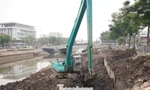 Dự án dẫn nước lưu vực sông Tô Lịch hơn 680 tỷ gặp khó trong việc tìm bãi đổ đất thải