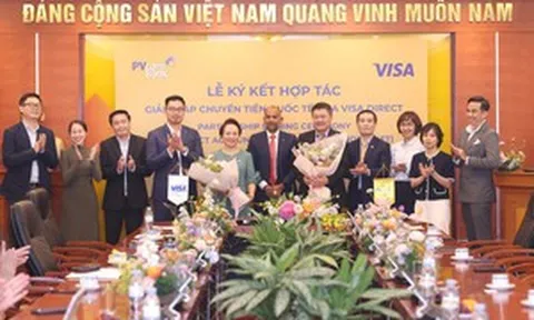 PVcomBank và Visa ký kết hợp tác triển khai giải pháp chuyển tiền qua Visa Direct