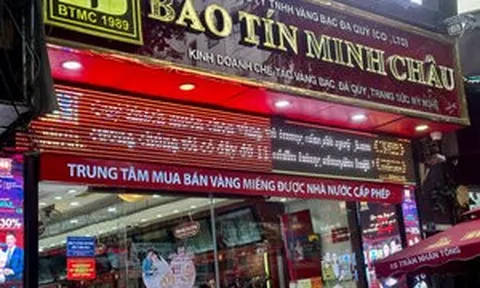 Bảo Tín Minh Châu công khai thu mua vàng PNJ, DOJI, Phú Quý… nhưng bất ngờ gỡ bỏ chỉ sau vài giờ