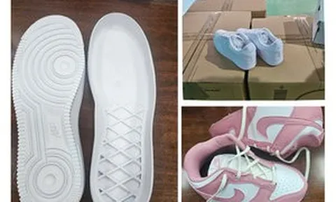 Đột kích nhà máy ở TP.HCM, lộ đường dây giày giả Nike trị giá hơn 100 tỷ đồng xuất khẩu sang Mỹ