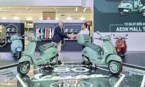 Trình làng cỗ máy 180cc và phiên bản kỷ niệm, Vespa chơi lớn tại thị trường miền Trung