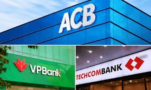 Techcombank, VPBank, ACB cùng bứt tốc tín dụng, nguồn vốn trở thành bài toán lớn